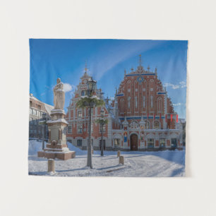 Historisch centrum in Riga, Letland Wandkleed
