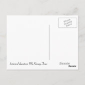 historisch centrum McKinney Texas Briefkaart (Achterkant)