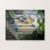 Historisch centrum Savannah Georgia Homes Legpuzzel (Horizontaal)