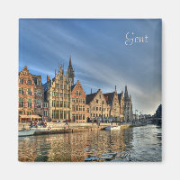Historisch centrum van Gent, België