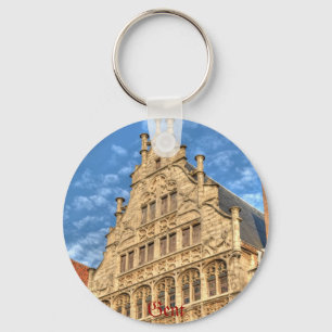 Historisch centrum van Gent, België Sleutelhanger