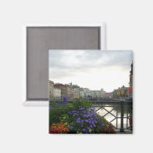 Historisch centrum van Göteborg, Zweden Magneet (Voorkant / Achterkant)