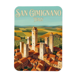 Historisch centrum van San Gimignano Italië Magneet
