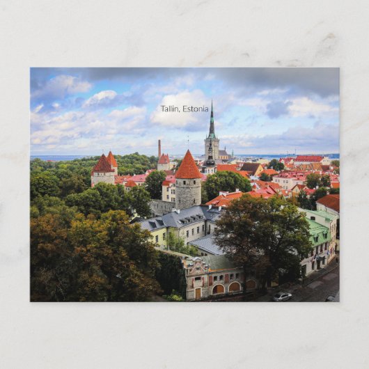 Historisch centrum van Tallinn, Estland Briefkaart (Voorkant)