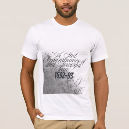 Historisch citaat van het heks Shirt Salem