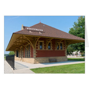 Historisch depot in Whitewater