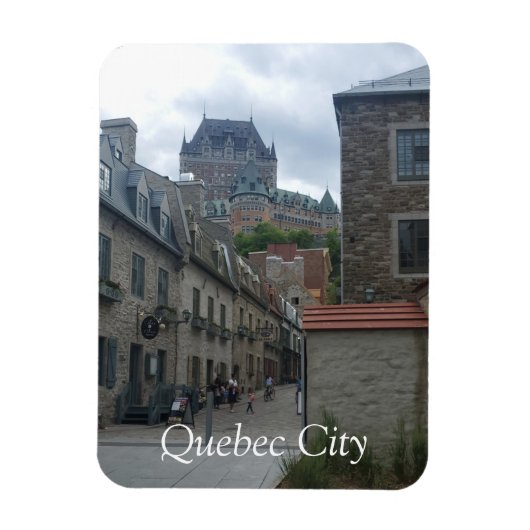 Historisch district in Quebec Magneet (Verticaal)