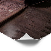 Historisch gebouw bij zonsondergang in Neurenberg, Perfect Poster (Hoek)