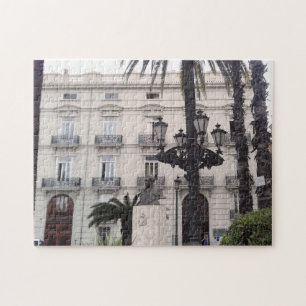 Historisch gebouw in Valencia, Spanje Legpuzzel
