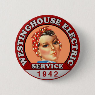 Historisch geïnspireerde Rosie de Riveter Badge Pi Ronde Button 5,7 Cm