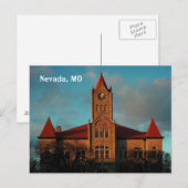 Historisch gerechtshof briefkaart (Voorkant / Achterkant)