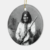 Historisch Iconisch Indiaas Geronimo Keramisch Ornament (Links)