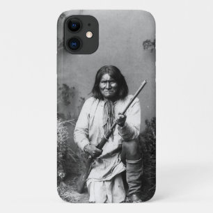 Historisch iconische Indiaanse Geronimo iPhone 11 Hoesje