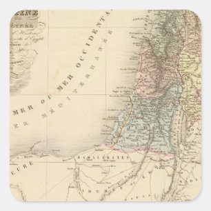Historisch Jeruzalem, Palestina Vierkante Sticker