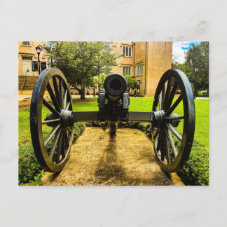 Historisch kanon bij Georgia Military College Briefkaart