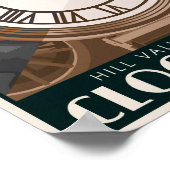 Historisch kloktower poster (Hoek)