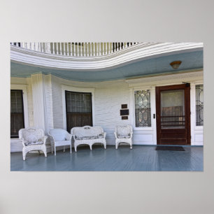 Historisch landhuis Seelye Abilene, Kansas, Portie Poster