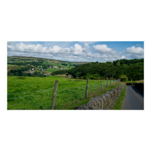 Historisch landschap Yorkshire Perfect Poster
