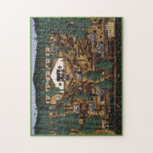 Historisch Logging Camp Puzzle Legpuzzel (Verticaal)