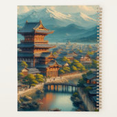 Historisch Nara, monumenten van het oude Nara Planner (Achterkant)