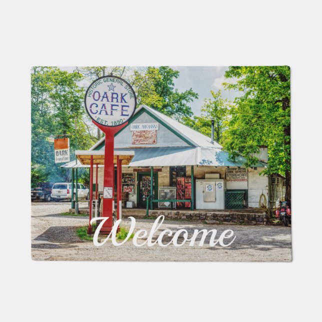 Historisch Oark General Store Welcome Doormat Deurmat (Voorkant)