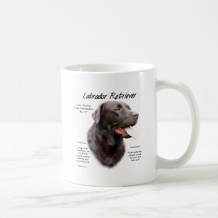 Historisch ontwerp voor labrador Retriever (chocol Koffiemok