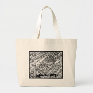 Historisch overzicht van Austin 1873 Grote Tote Bag