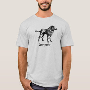 Historisch poodle t-shirt