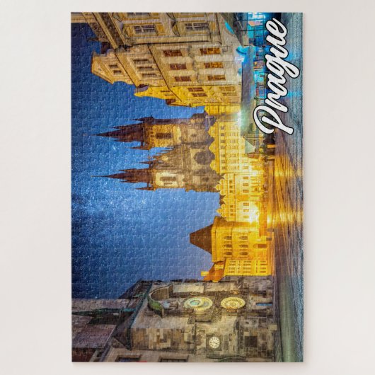 Historisch Praag, Tsjechië Legpuzzel (Verticaal)