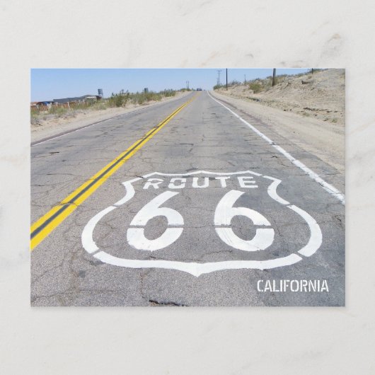 Historisch Route 66 Briefkaart! Briefkaart (Voorkant)