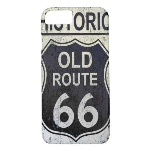 Historisch Route 66 Iphone Barely Daar Hoesje (Achterkant)