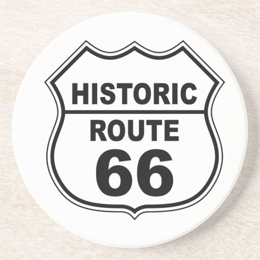 Historisch Route 66 Onderzetter (Voorkant)