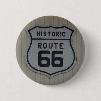 Historisch Route 66 retro bord Ronde Button 5,7 Cm