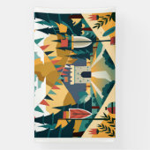 historisch-schilderij-afbeelden-bunting-banners spandoek (Verticaal)