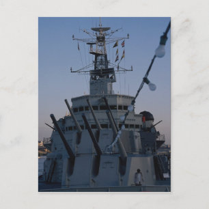 Historisch schip "HMS, Belfast-Londen" van de Roya Briefkaart