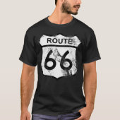 Historisch traject 66 wegmarkering t-shirt (Voorkant)