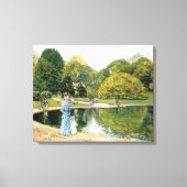 Historisch Uitzicht van Central Park (New York) Canvas Afdruk (Voorkant)