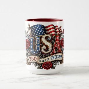 Historisch USA 250 Jaar Collectors Editie Mok