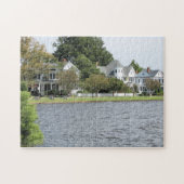Historisch waterfront Homes, Edenton NC Puzzle Legpuzzel (Horizontaal)