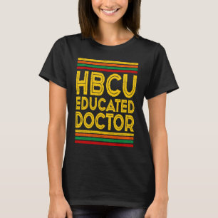 Historische Black College Alumni HBCU Onderwezen D T-shirt
