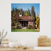 Historische Blanchard Schoolhouse..... Poster (Keuken)