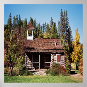 Historische Blanchard Schoolhouse..... Poster