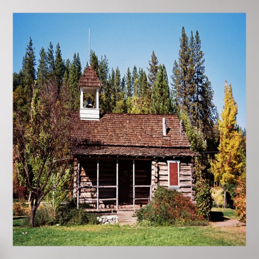 Historische Blanchard Schoolhouse..... Poster (Voorkant)