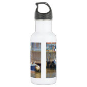 Historische Britse reddingsboot Waterfles (Achterkant)