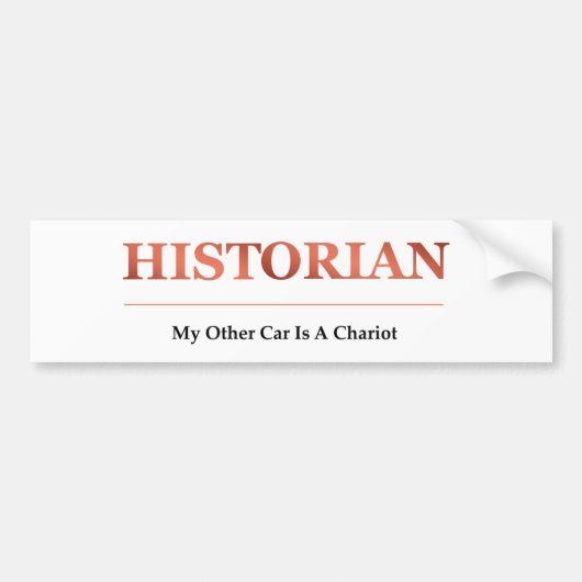 Historische Bumpersticker (Voorkant)