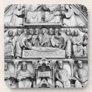 Historische, Christelijke beelden Notre Dame Paris Drankjes Onderzetter