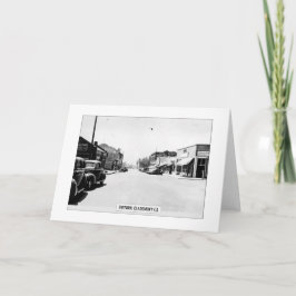 Historische Claremont - Gevouwen Wenskaart Kaart