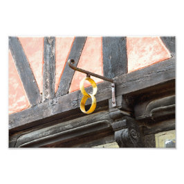 Historische Deense juwelienwinkel Foto Afdruk