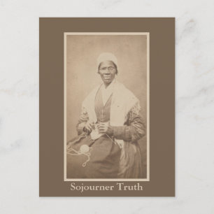 Historische foto van Abolitionist Sojourner Truth Briefkaart