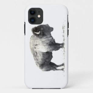 Historische foto van American Bison iPhone 11 Hoesje